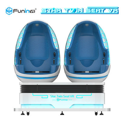 Simulator Twee van de 360 Omwentelings Virtuele Werkelijkheid de Bioskoop van het Zetelsvr Ei voor Pretpark