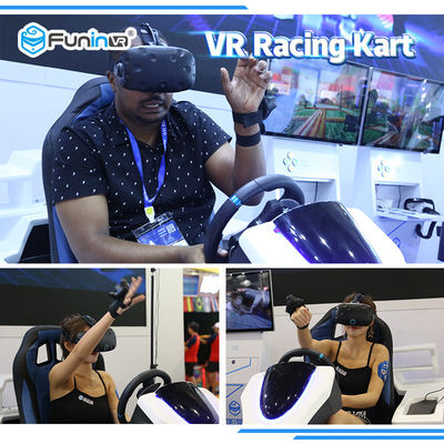 VR de Simulator van de motorfietsmotie met Virtuele Werkelijkheidsmotorfiets het Rennen Spelen