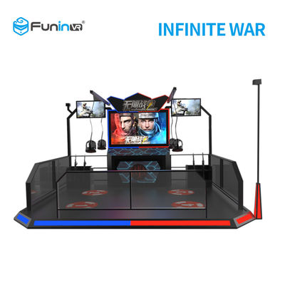 2 spelers 9D die VR Simulator met de Hoofdtelefoon van HTC Vive voor Middenleeftijd schieten