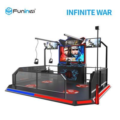 2 spelers 9D die VR Simulator met de Hoofdtelefoon van HTC Vive voor Middenleeftijd schieten