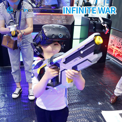 2 spelers 9D die VR Simulator met de Hoofdtelefoon van HTC Vive voor Middenleeftijd schieten