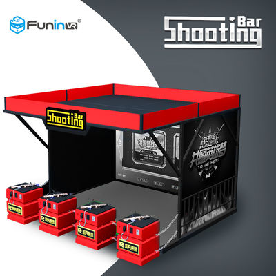 Het projectorscherm die de Echte Betekenis schieten die van de Spelmachine Jagende Held 4 schieten Spelers