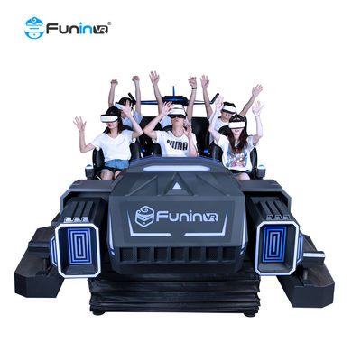 Dark van de Zhuoyuan9dvr Simulator 6Seats VR brengt Arcade Game Machine in de war