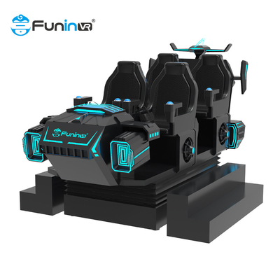 6 zitplaatsen 9D VR Cinema Pretpark Motion Chair Equipment Simulator