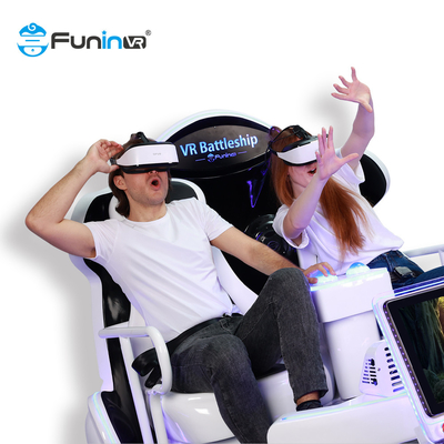 Dynamische Exreme-van het de Bioskoop9d VR Ei van de Thema Virtuele Werkelijkheid de Stoelsimulator 2 Zetels