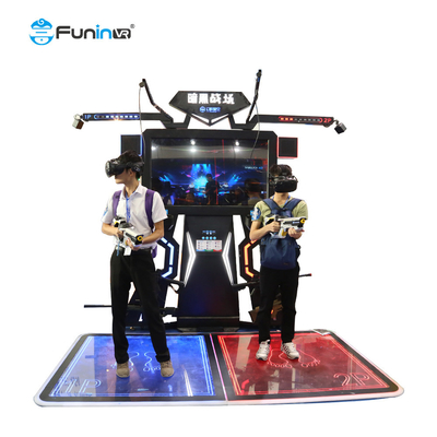 Binnen van de de Werkelijkheidssimulator van 9D Virtuele Interactieve het Schieten van Multiplayer FPS Spelen die Platform lopen