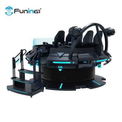 6 Spelers 9D Virtual Reality Simulator Verbeterde visuals en realistische bewegingen