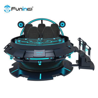 6 Spelers 9D Virtual Reality Simulator Verbeterde visuals en realistische bewegingen
