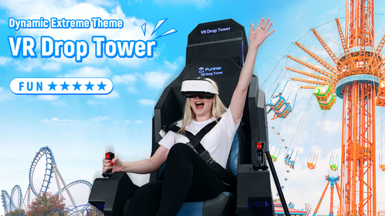 Multiplayer 9D VR Simulator 360 graden rotatie voor Adventure Park