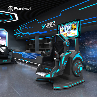 Multiplayer Adventure Park 9D VR Simulator met VR Headset Metal Platform AC220V Power
