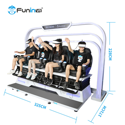 Vermaak 9D Virtual Reality Simulator Surround Sound Laag onderhoud 220V
