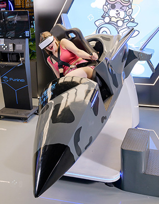 Neem je vluchtsimulatie naar een hoger niveau met VR Flight Simulator Single-player 395kg Gamepad Controls