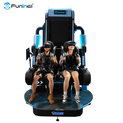 Dompel jezelf onder in virtuele realiteit met de 360 graden rotatie van de 9D VR stoel en het 55 inch scherm