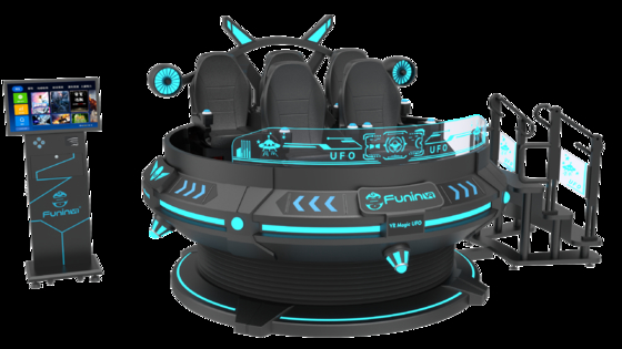 Upgrade uw entertainmentbedrijf met 6 zitplaatsen 9D VR VR Cinema Voltage 220V/2.4KW en Computer I5 1650 8G 240G