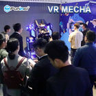 Zwarte van de Simulator de Enige Spelers VR Mecha van het themapark 9D VR met LEIDENE Lichten