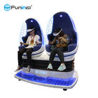 Blauwe en Witte van de het Eistoel van VR 9D de Arcademachine 2 van Seat Tweelingzetels voor Jonge geitjespark