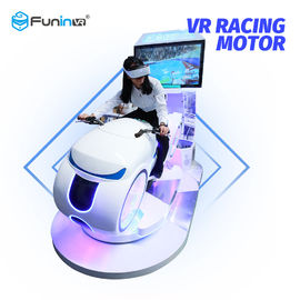 De geschatte Ladings100kg VR Moto VR Machine verdient geld multiplayer vr het rennen de machine van simulatormoto