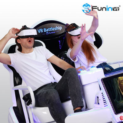 Van de Bioskoopmultiplayer van het FuninVR9d VR slagschip van de het spelmachine vr de motiesimulator