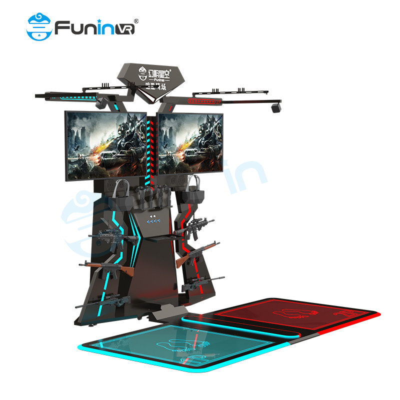 Ervaar de spanning van 9D Walker Shooting Simulator met Surround Sound Audio en VR Headset Display