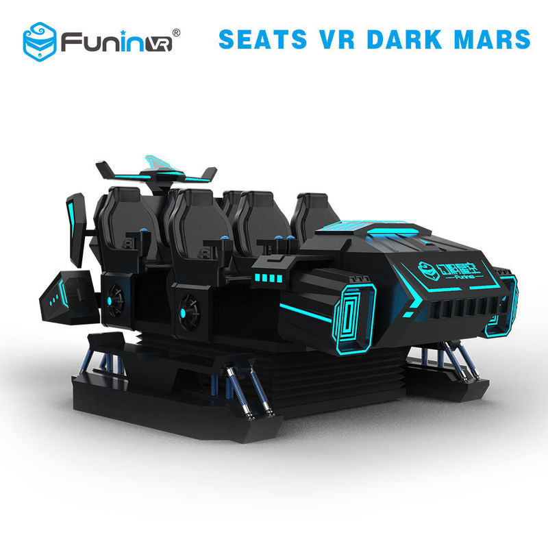 Virtuele Werkelijkheids multiplayer vr dark brengt spelmachine 6 Zetels in de war Rennend de simulator van 9d VR