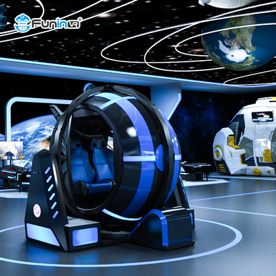 Heetste Arcade Game Canton Fair 9D VR 720 Vlucht Opleidingsvliegtuig Flight Simulator