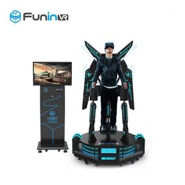 1260*1260*2450mm 9D VR Eagle Machine van het de Simulator2.0kw+200 Kg VR 360 de Vliegende Spel van de Vluchtbioskoop voor Pretpark