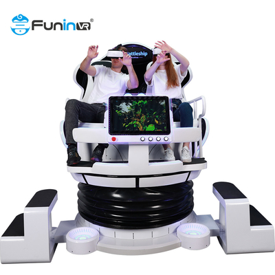 VR Simulator die van de cabine9d de Virtuele Werkelijkheid VR Arcade Game Machine 9D VR Spel 2 schieten zetels